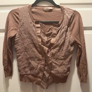 Penny Black dusty rose cardigan - size small